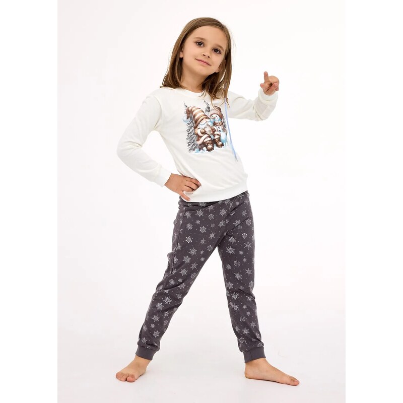 Dievčenské pyžamo Cornette 977/190 Friends Christmass 86-128 65783489