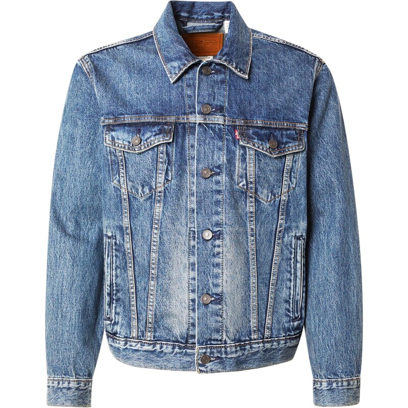 LEVIS Prechodná bunda Trucker modrá denim 66564365