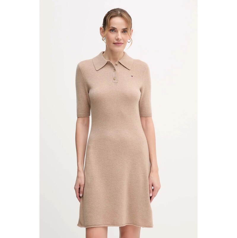 Vlnené šaty Tommy Hilfiger 65783869