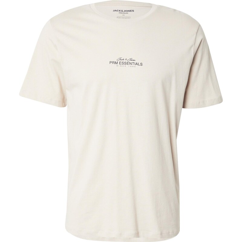 Jack & Jones Premium Tričko JPRBLACASPER sivobéžová / čierna 65365693