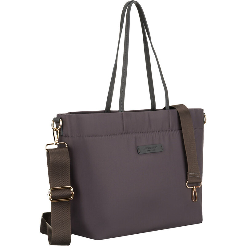Peterson Dámska šedá polyesterová shopper kabelka – priestranná a 65785198