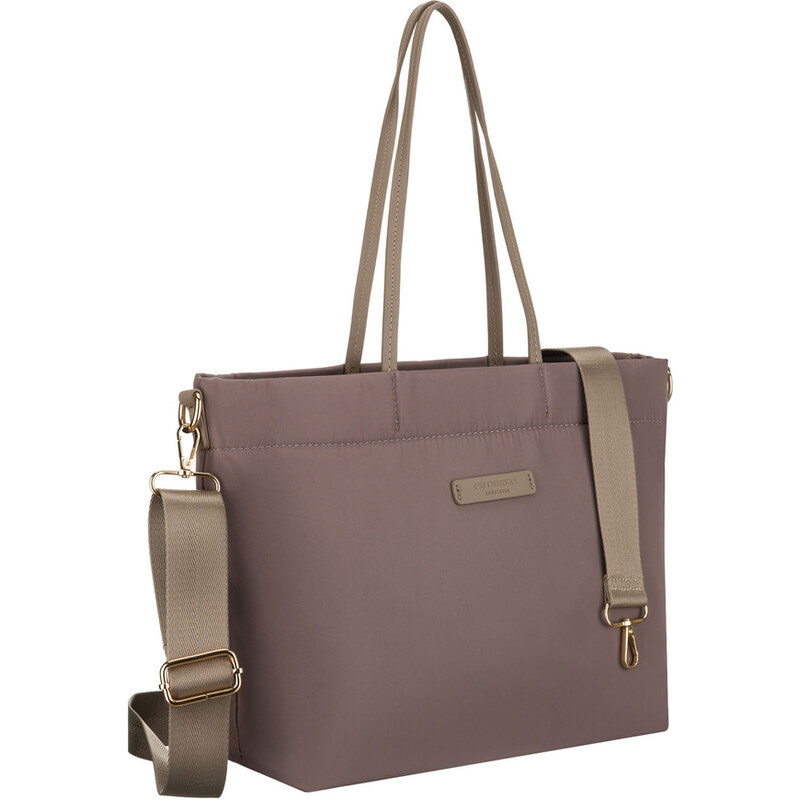 Peterson Dámska béžová nylonová shopper kabelka – ľahká, priestranná a 65785200