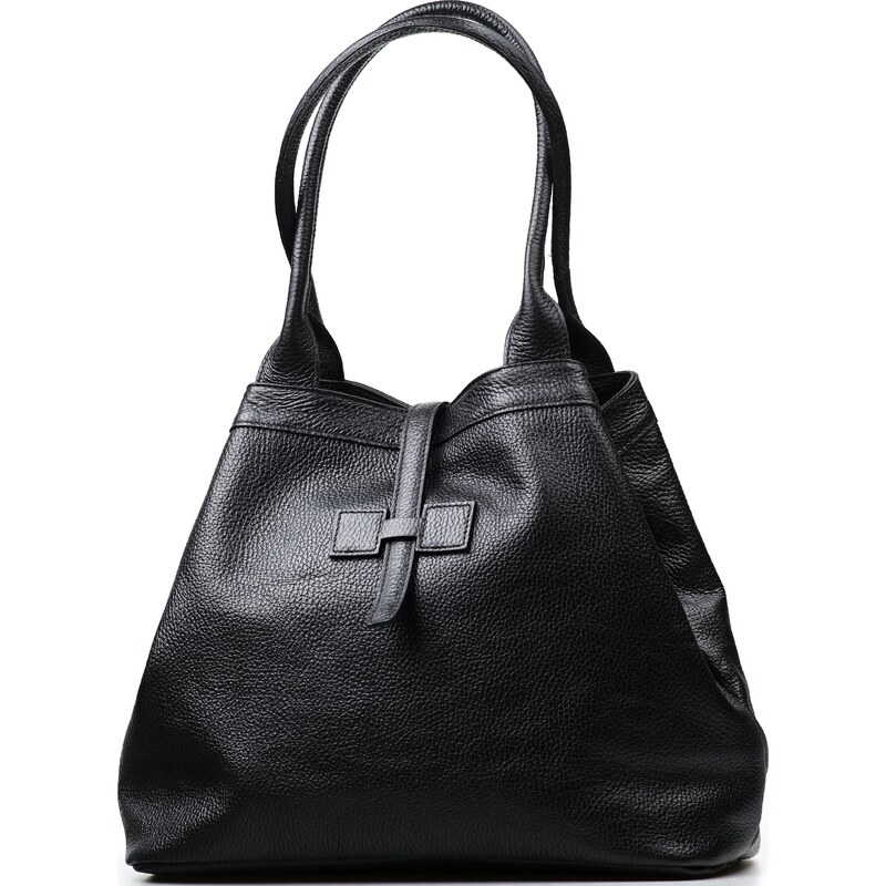 Blaire Kožená kabelka Riana čierna 65767490