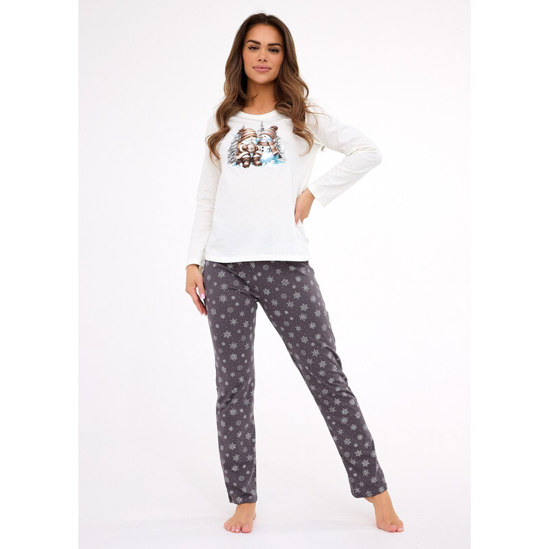 Cornette 855/428 Friends long/r Christmas S-2XL dámske pyžamo 65786037