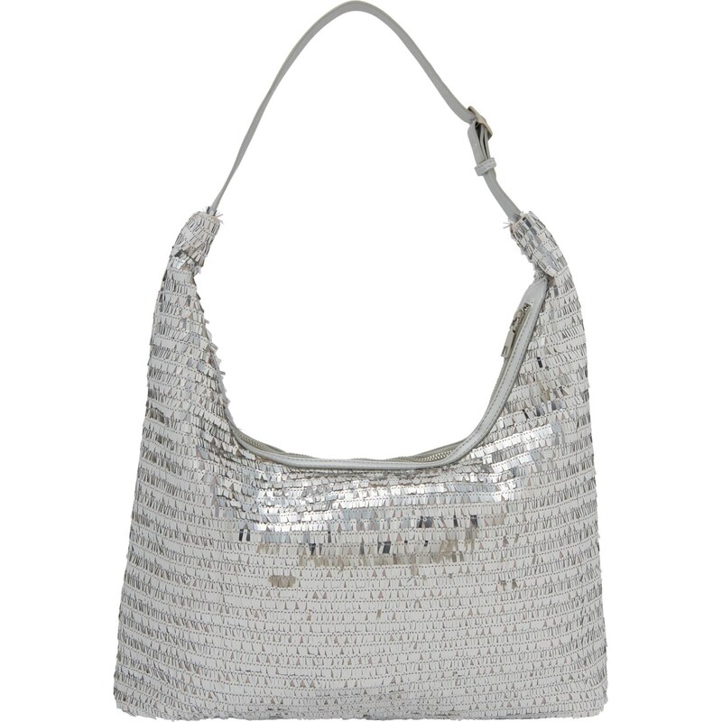 faina Kabelka na rameno strieborná 66141439