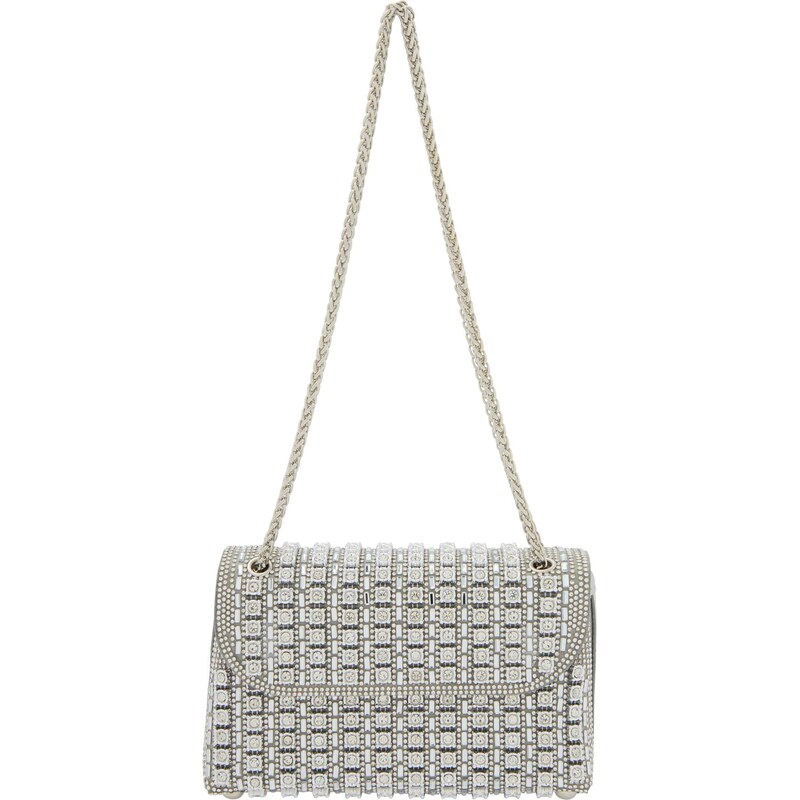 faina Listová kabelka strieborná 66141373