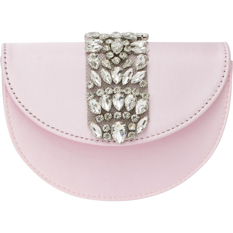 faina Listová kabelka ružová / strieborná 66140010