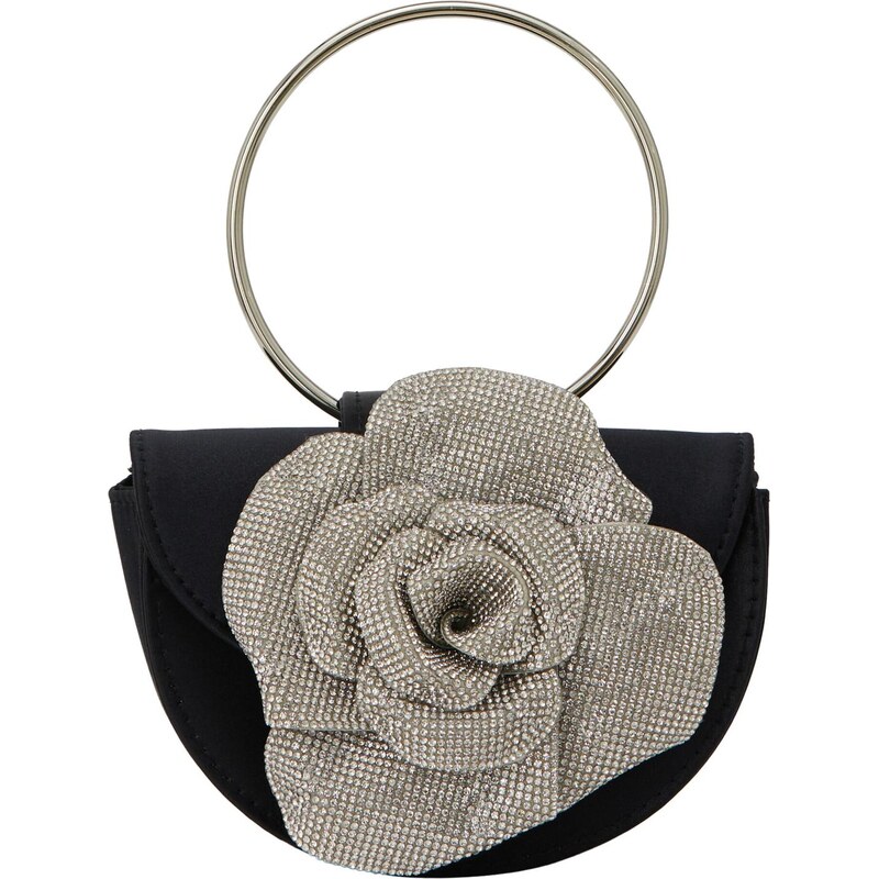 NAEMI Listová kabelka čierna / strieborná 65792845