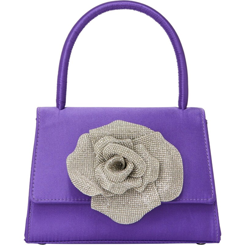 faina Kabelka fialová / strieborná / priehľadná 66139831