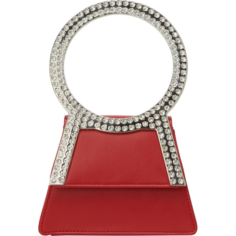 faina Listová kabelka červená / strieborná 66140226