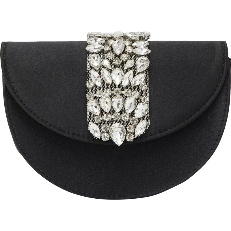 faina Listová kabelka čierna / priehľadná 66140238