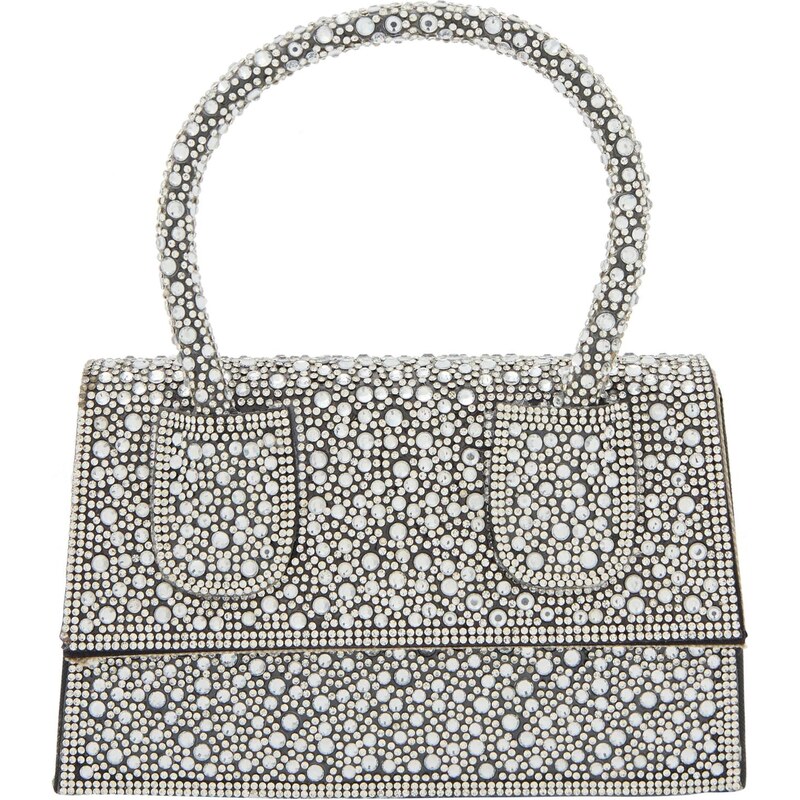 faina Listová kabelka čierna / priehľadná 66140188