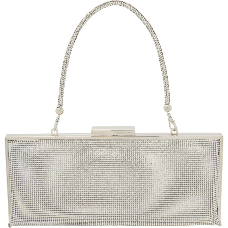 NAEMI Listová kabelka strieborná 65793992