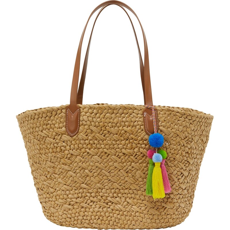 ebeeza Plážová taška hnedá / svetlohnedá 65794015