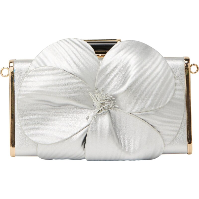 faina Listová kabelka zlatá / strieborná 66139855