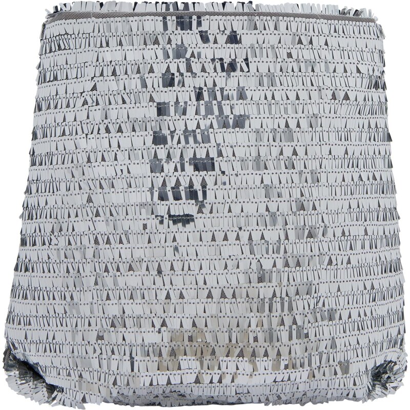 faina Listová kabelka strieborná 66141182