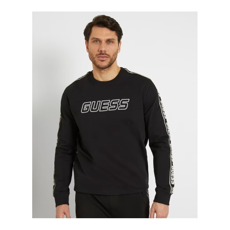 Guess arlo cn sweatshirt BLACK 50782761
