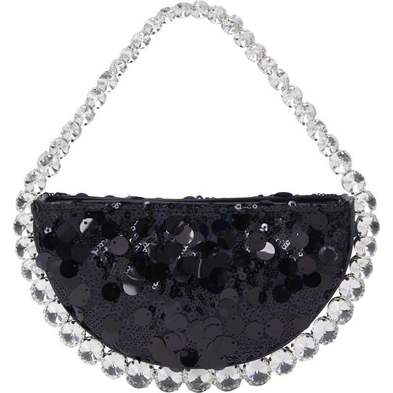 myMo at night Listová kabelka čierna / strieborná / priehľadná 66139970