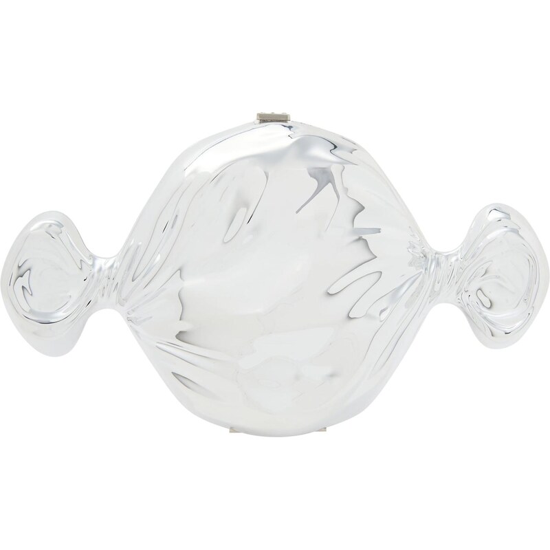 KRZY Listová kabelka strieborná 65795070