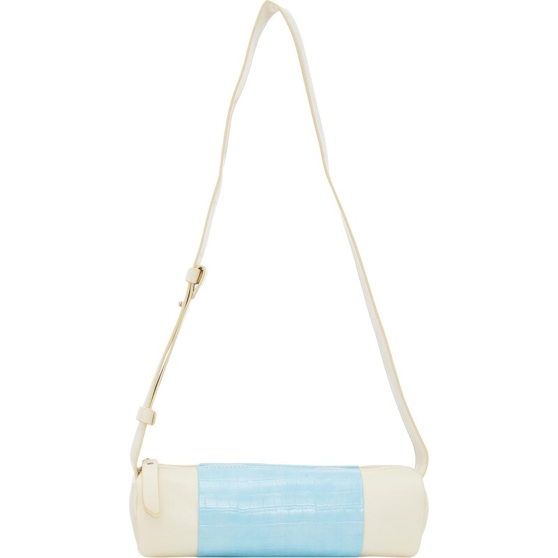 FELIPA Kabelka na rameno nebesky modrá / šedobiela 65870643