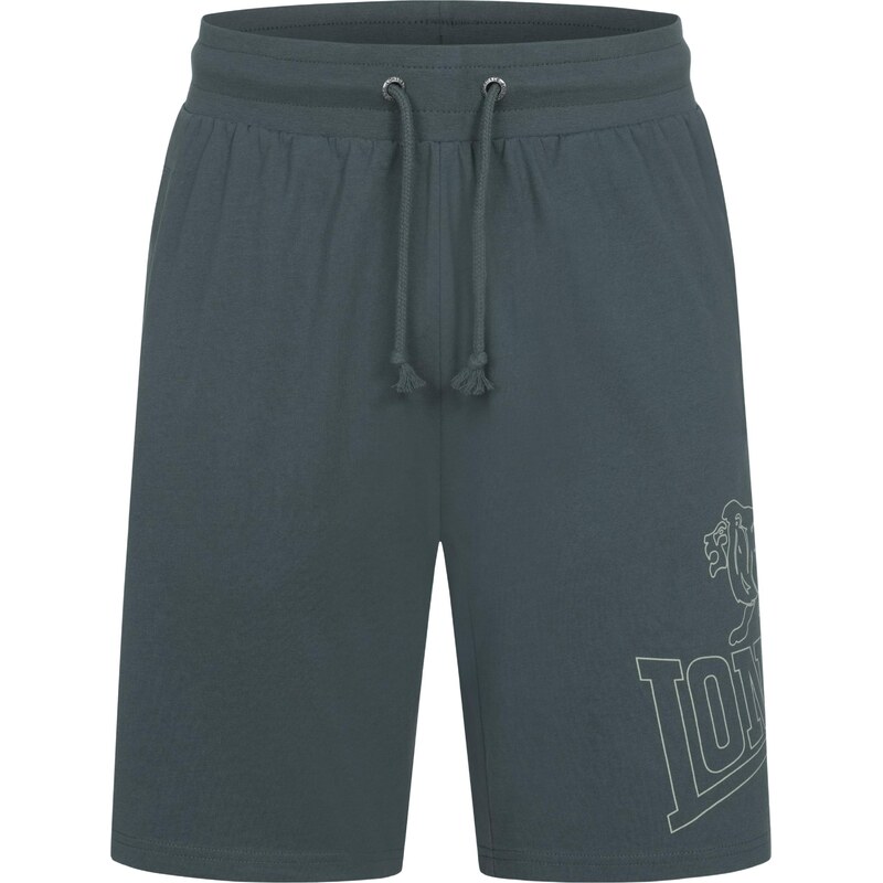 LONSDALE Nohavice Chilley tmavozelená / biela 65888118