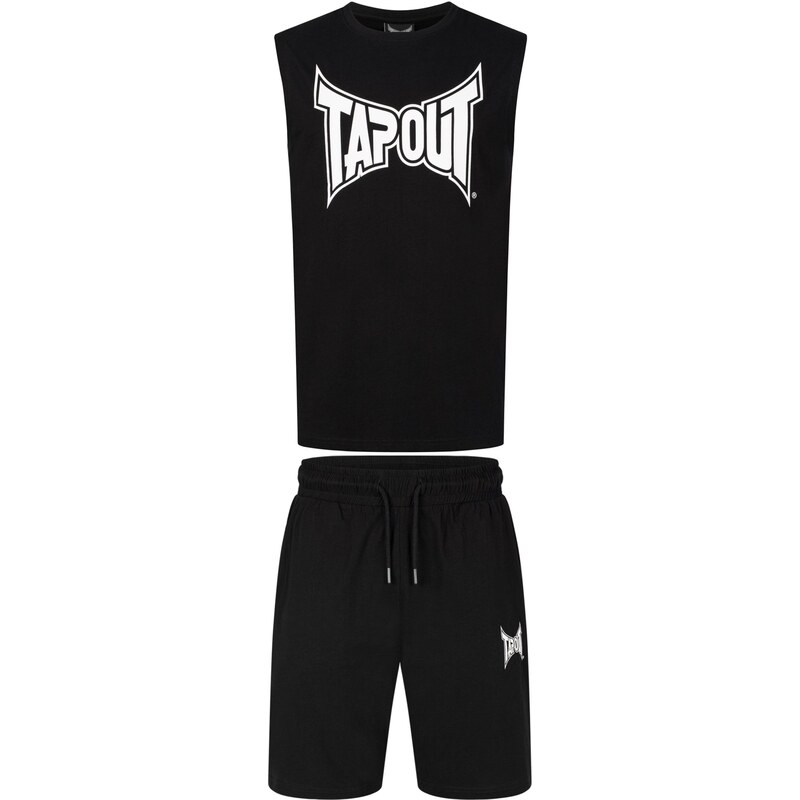 Tapout Tréningový komplet Diego čierna / biela 65888378