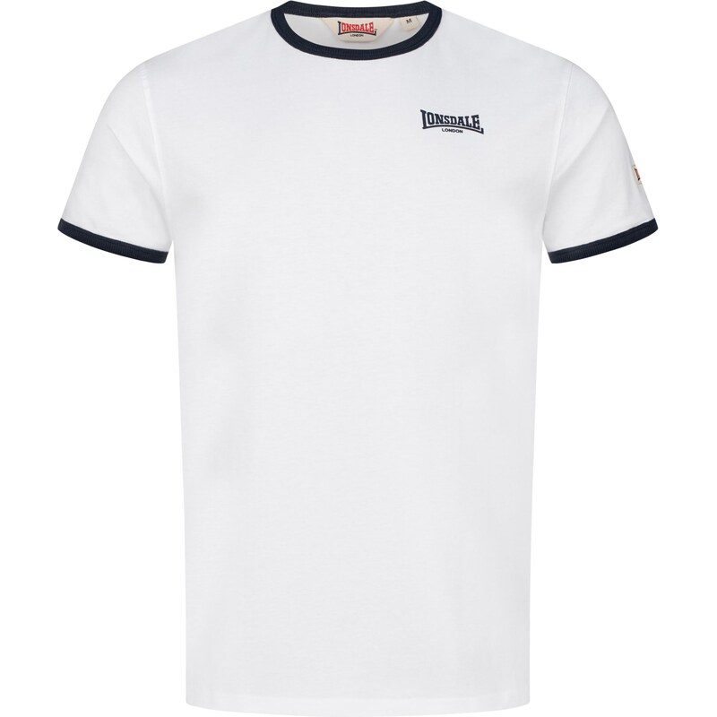 LONSDALE Tričko Trelill tmavomodrá / biela 65795352