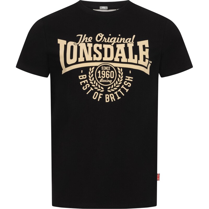 LONSDALE Tričko Bethersden nebielená / čierna 65795378