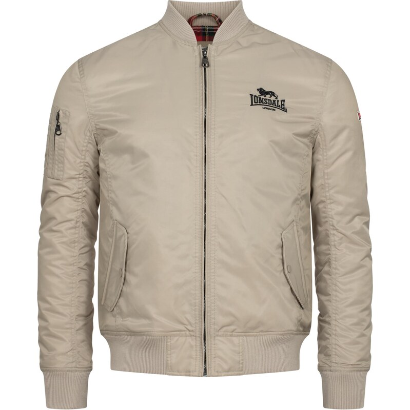 LONSDALE Prechodná bunda Tern Hill piesková / čierna 65795370