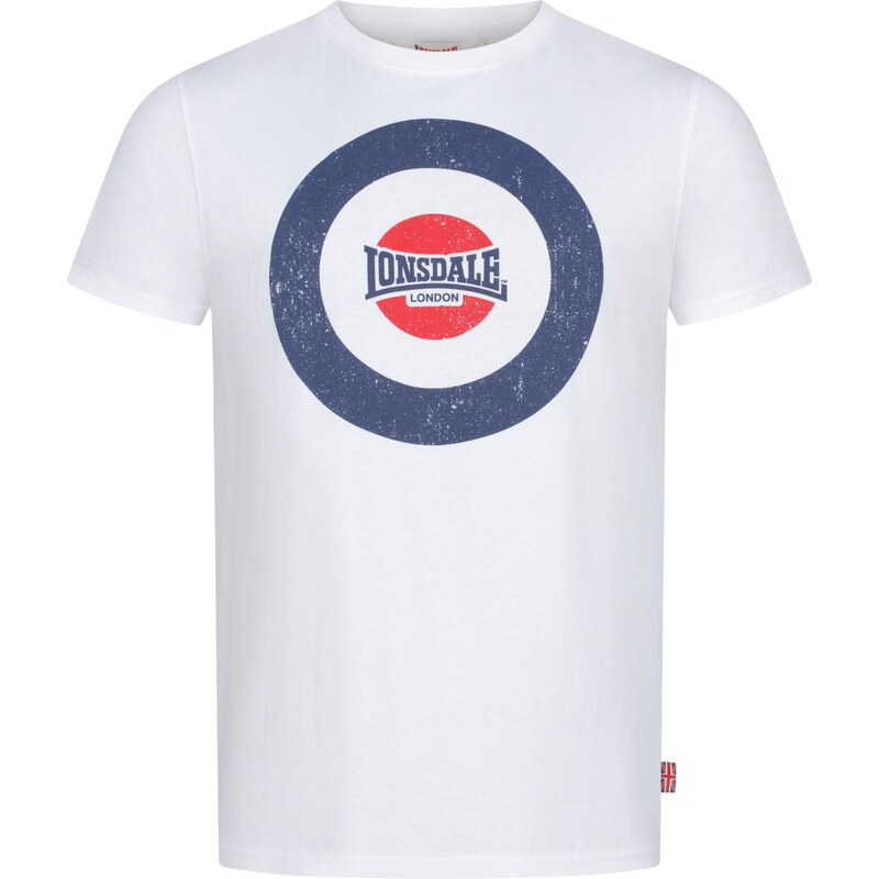 LONSDALE Tričko Trevose námornícka modrá / červená / biela 65795397