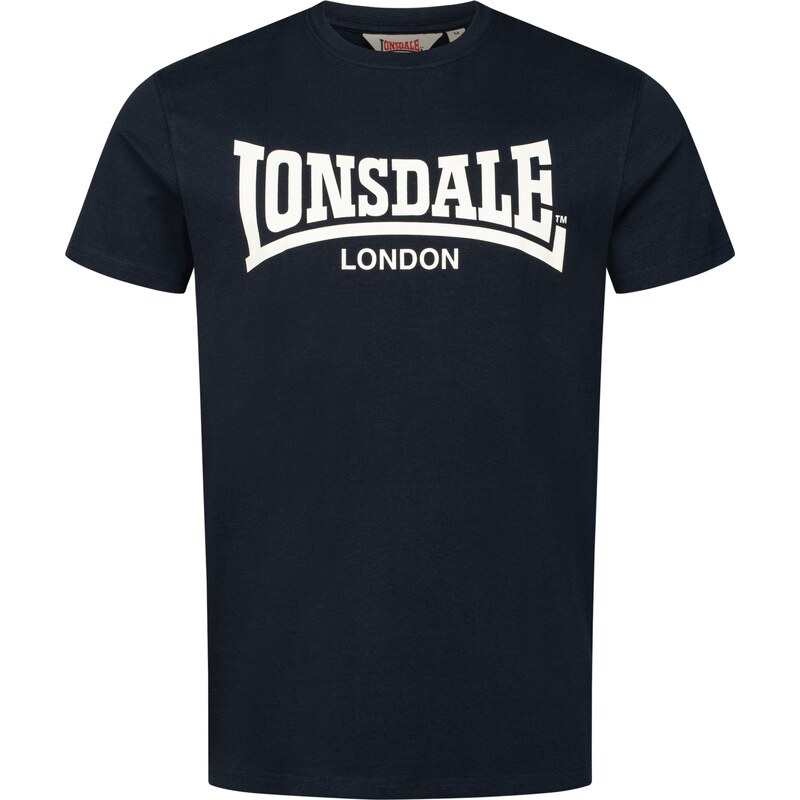 LONSDALE Tričko Fulwood námornícka modrá / biela 65795396