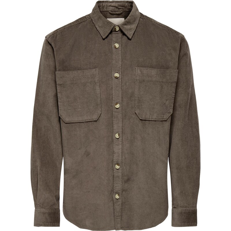 Only & Sons Košeľa ONSALp mokka 65795676