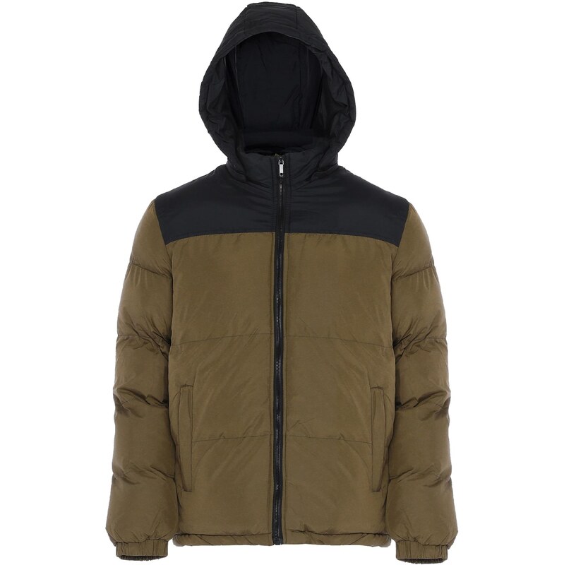 Colina Zimná bunda kaki / čierna 65791651