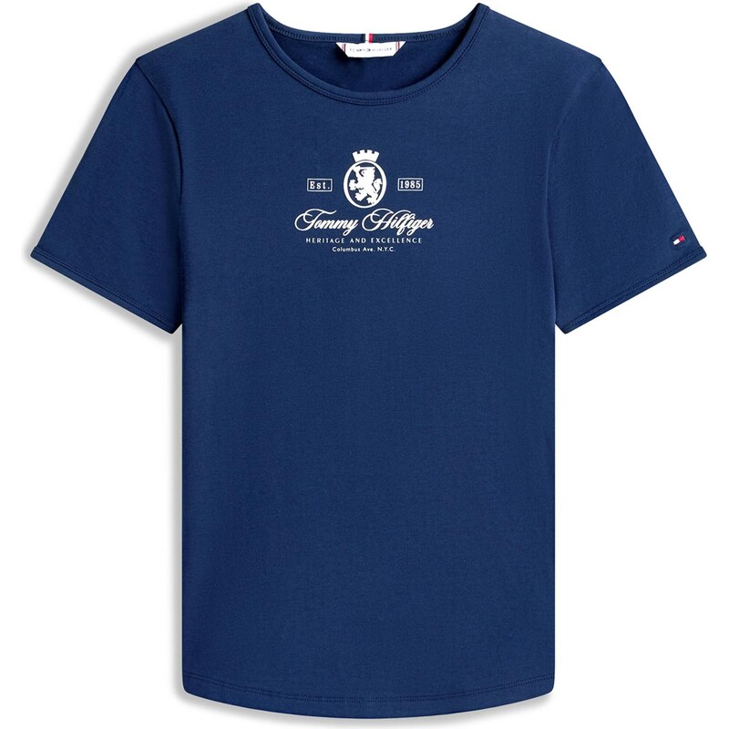 TOMMY HILFIGER Tričko námornícka modrá / biela 65796543
