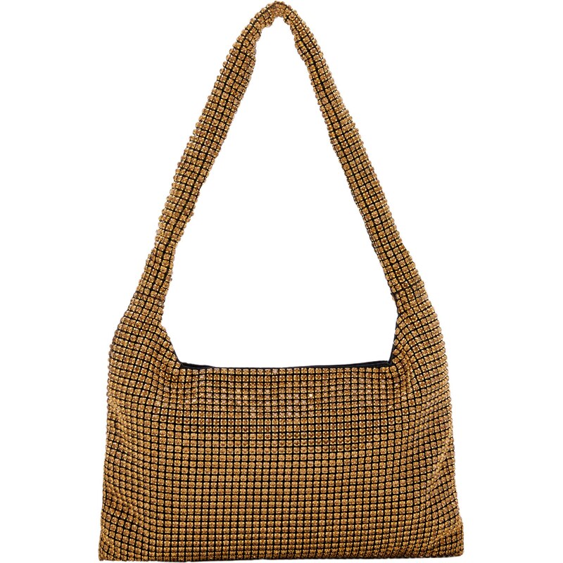 NAEMI Kabelka na rameno zlatá / čierna 65791793