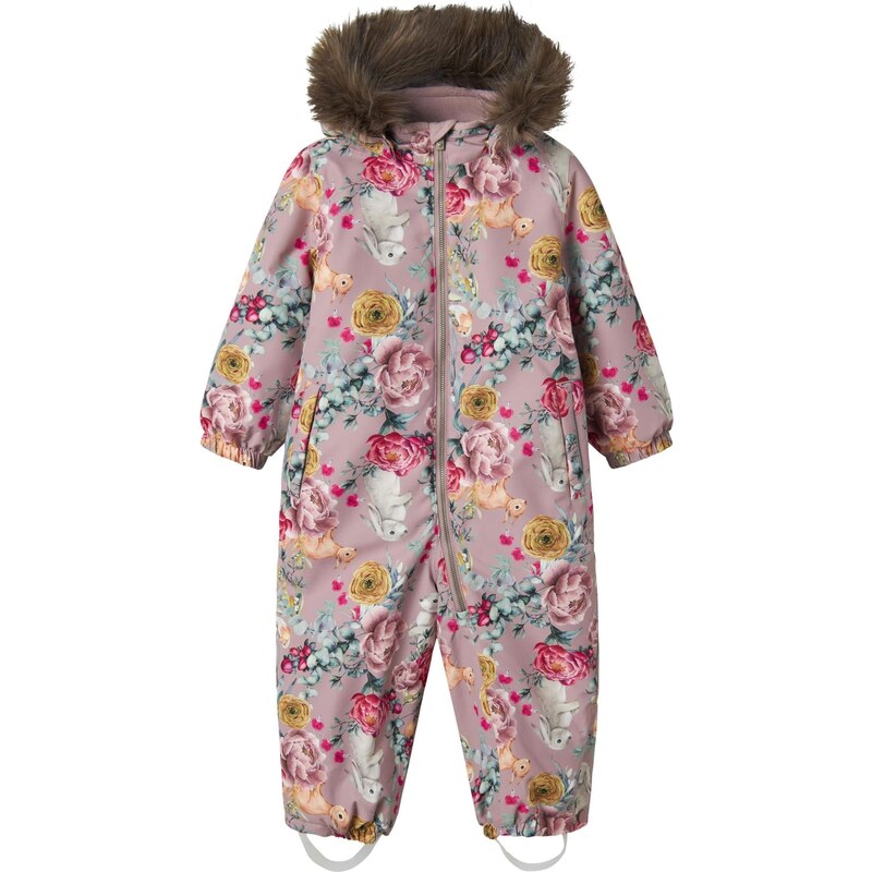 NAME IT Funkčný komplet NMFSnow10 sivá / nefritová / svetlofialová / 65796641