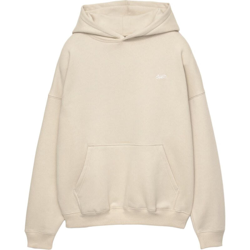 Pull&Bear Mikina STWD nebielená / biela 65844212