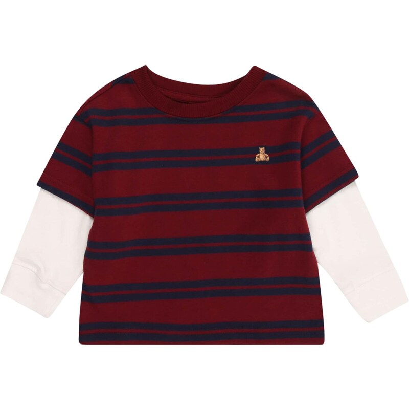 GAP Tričko námornícka modrá / brokátová / tmavočervená / biela 65853429