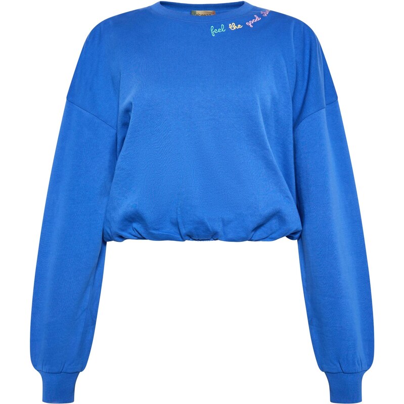 ebeeza Mikina modrá / svetlozelená / oranžová / staroružová 65792104