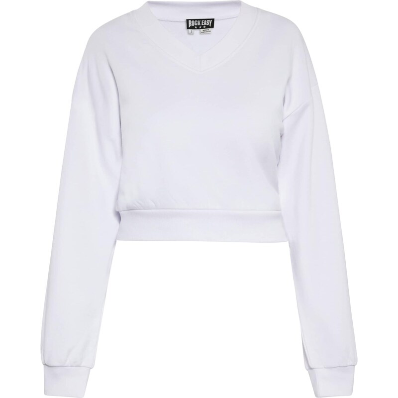 ROCKEASY Mikina biela 65792107