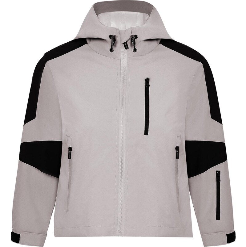 duilio Funkčná bunda Binji svetlosivá / čierna 65792207