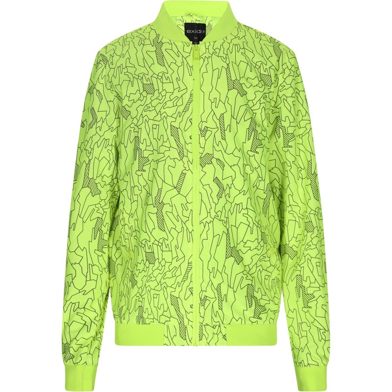 Exide Prechodná bunda sivá / neónovo zelená 65792277