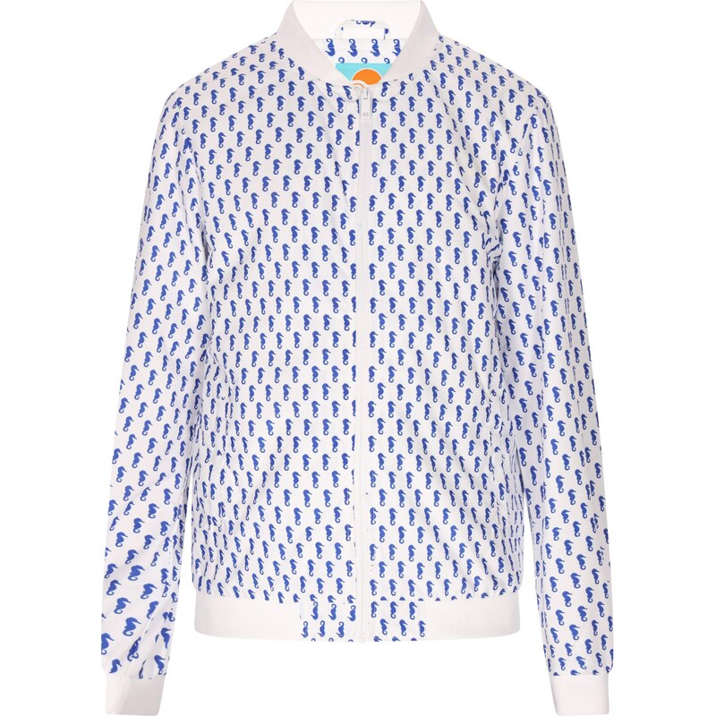 beach budz Prechodná bunda modrá / biela 65792317