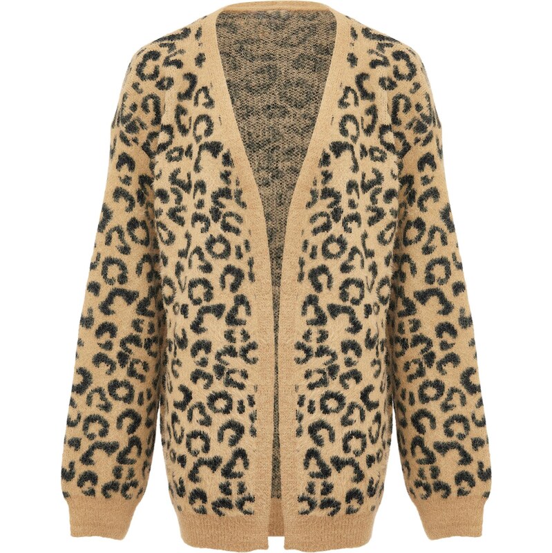 Poomi Kardigán piesková / čierna 65870501