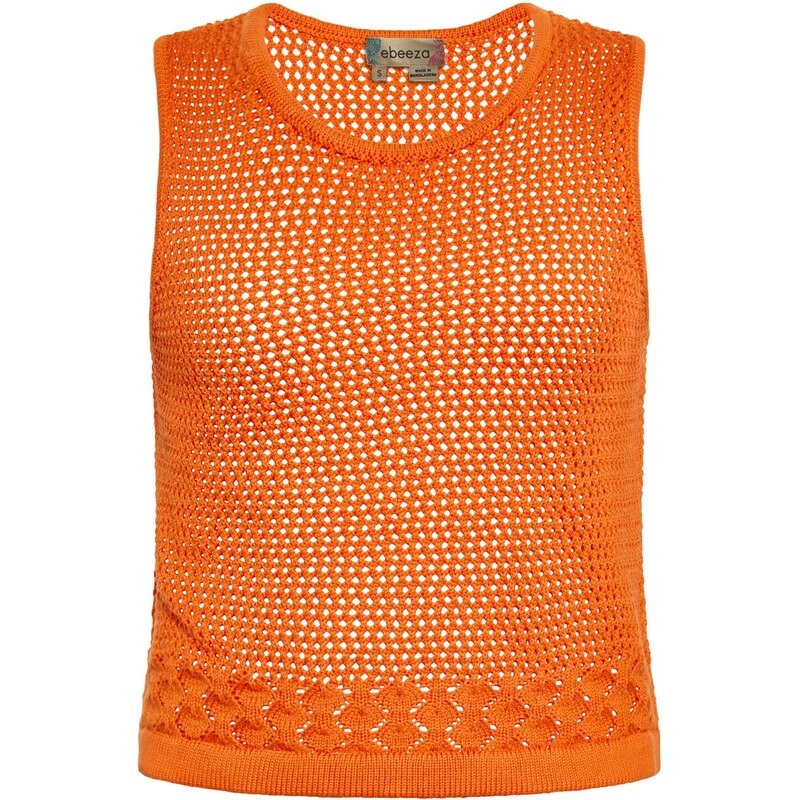 ebeeza Vyšívaný top oranžová 65871793