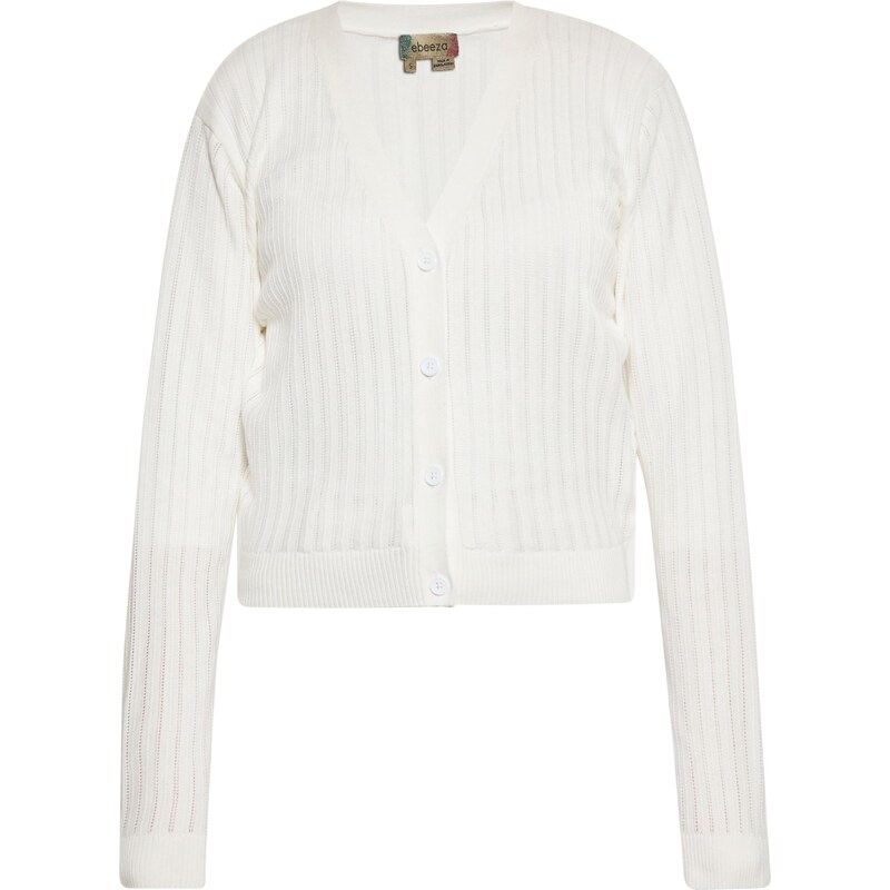 ebeeza Kardigán biela ako vlna 65871876