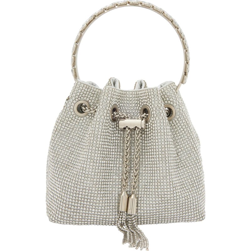 NAEMI Kabelka strieborná 65792698