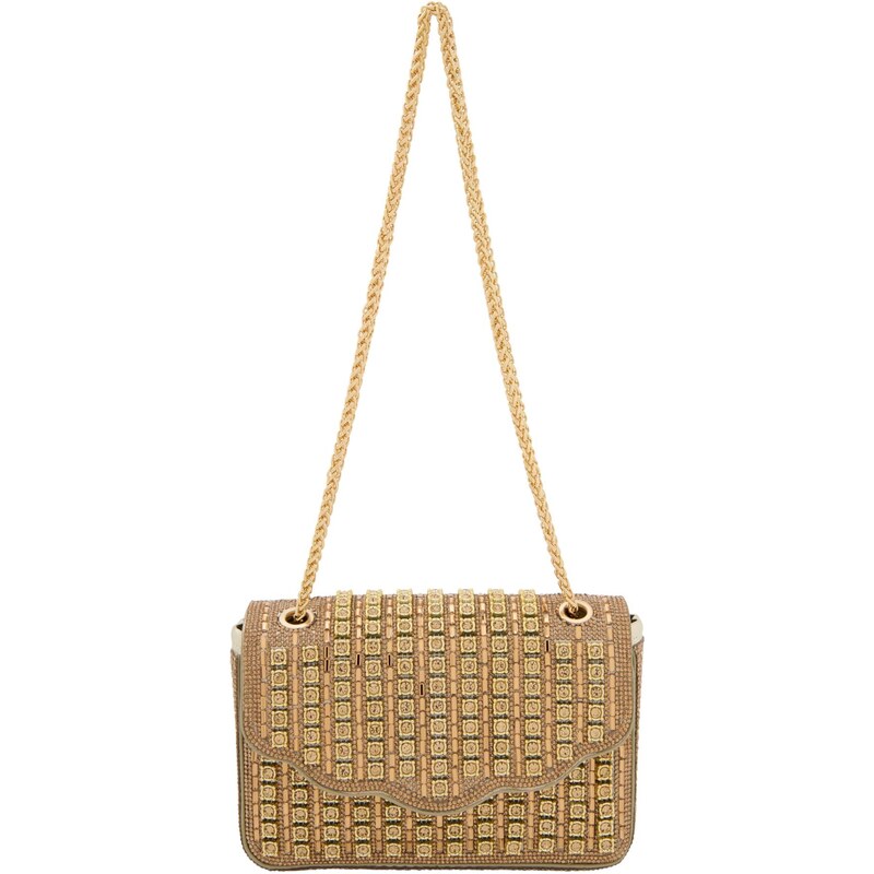 NAEMI Taška cez rameno zlatá 65792782