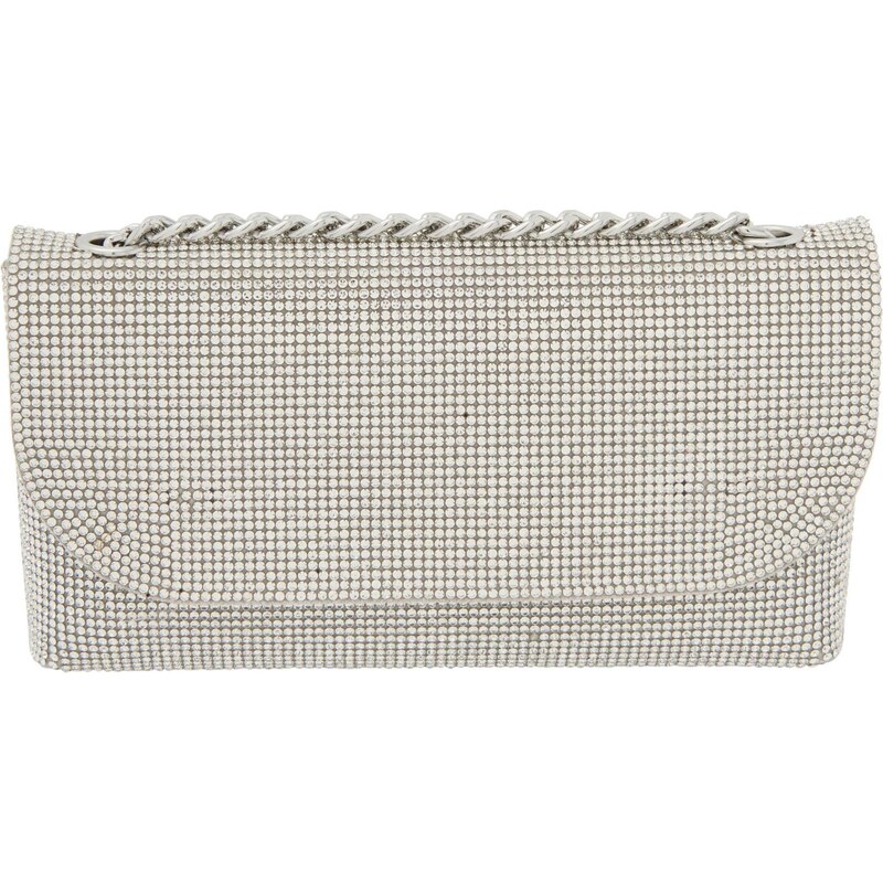 NAEMI Listová kabelka strieborná 65793881