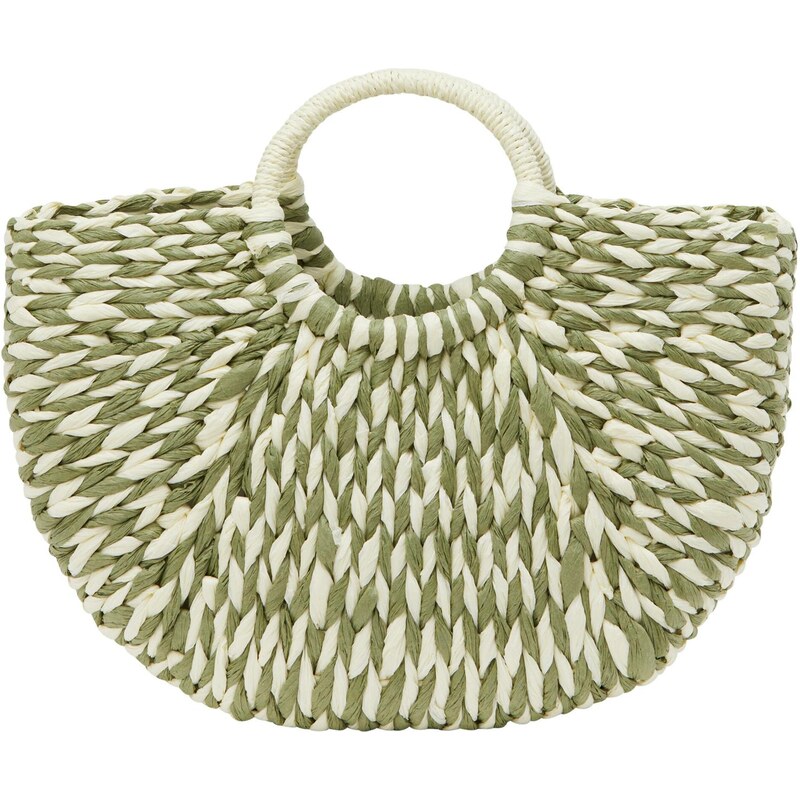 IZIA Plážová taška béžová / zelená 66140222